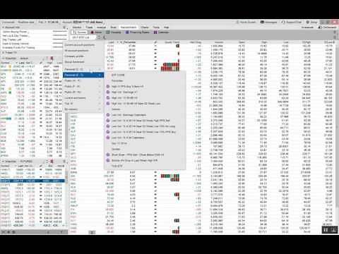 How to setup a Watchlist from a Scan in Think or Swim (TOS) From TDAmeritrade (Revised)