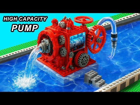 How Strong Is a LEGO Water Pump? It Almost Flooded the Pool!