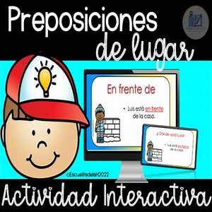 Las Preposiciones de Lugar en Español - Bundle - Print and Digital