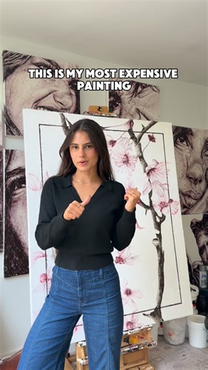 Emily Baye Miller | Cherry blossom is REALLY starting to come to life and I couldn’t be happier with her. Can’t wait to add in some more detail, layers and... | Instagram