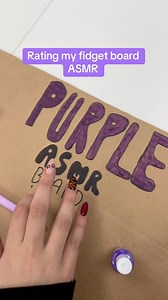 28K views · 117 reactions | Relax and unwind with the soothing sounds of my purple fidget board ✨ The ultimate sensory experience you didn’t know you needed! #ASMR #FidgetSatisfaction #PurplePerfection #purple #asmrfidgetboard | Fidget Toys Plus | Facebook