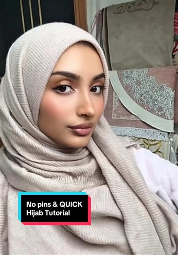Easy No-Pin Hijab Style Tutorial