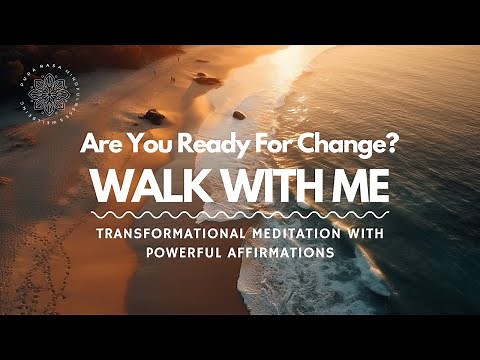 Walk With Me By The Ocean 🩵 + Affirmations To Transform Your Life 🩵 Guided Meditation
