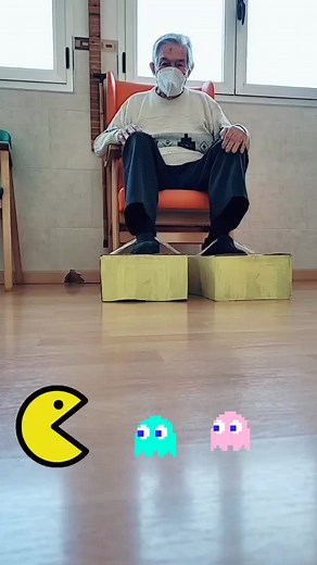 Jugando al Pacman de forma divertida