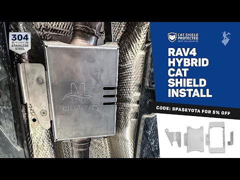 Gen5 RAV4 Hybrid Catalytic Converter Shield Install - CAT Shield