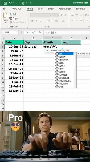 How to Extract Day, Month & Year from Date in Excel (Easy Trick)