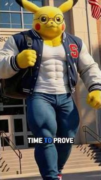 Pikachu Stopped Being Weak 💪⚡ Motivational Transformation Story #pikachu #pokemon #aianimation