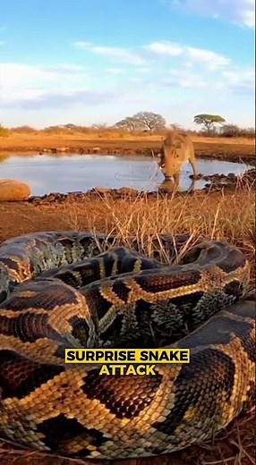 Warthog vs Python 👀 - The Bite Reversal You Didn’t See Coming⚡