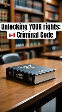 Criminal Code of Canada overview #canada #criminallaw #knowledge #fyp