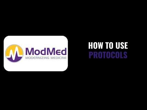 Creating Protocols in ModMed