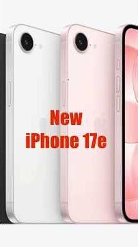iPhone 17e: Apple's Most Affordable iPhone. Solid Upgrades #iPhone17e #Apple #iPhone #MagSafe #A19