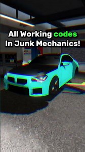 💰All Working Codes In Roblox Junk Mechanics!