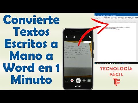 Convierte Textos Escritos a Mano a Word en 1 Minuto 📝→📄