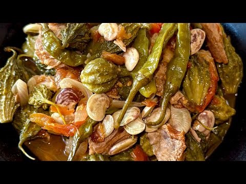 Pakbet ilocano traditional way of cooking pinakbet agbiag!!