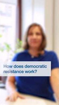 How does democratic resistance work?