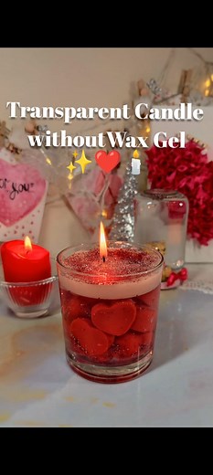1.6M views · 21K reactions | DIY Transparent Candle without Wax Gel ❤️️ #craft #creative #reels #valentinesday #love #heart #transparentcandle #candle #hack #diy #handmade #decor #decoration #winter #satisfaying #candleidea #inspiration #candlemaking #magical #easyDIY #DIY #asmr | Art is life | Facebook