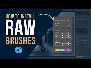How to install Adobe Camera RAW Brushes using Lightroom!