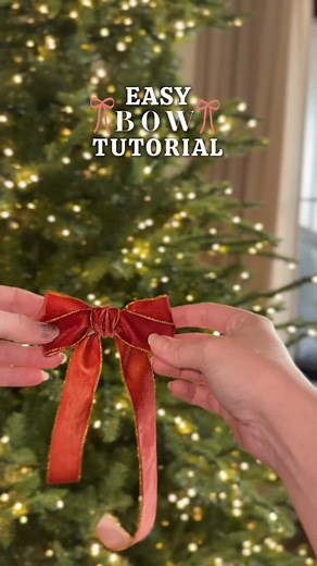 5.6K views · 64 reactions | Save this for later  Last year I was asked how I made my bows and I never got a chance to put together a video! This works for a variety of ribbon types, including silk! Give it a try! Comment “Bow” and I’ll send you the ones I bought as well as other holiday decor in my cart! #christmasbow #bow #diyer #holidaycraft #velvetbow #christmasdiy | From House To Home DIY | Facebook