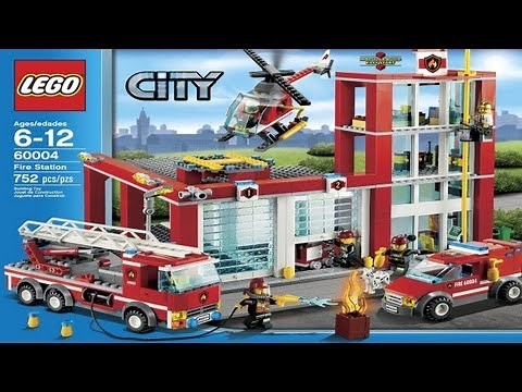 LEGO City Instructions For 60004 - Fire Station