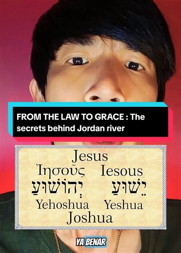 FROM THE LAW TO GRACE : The secrets behind Jordan river.