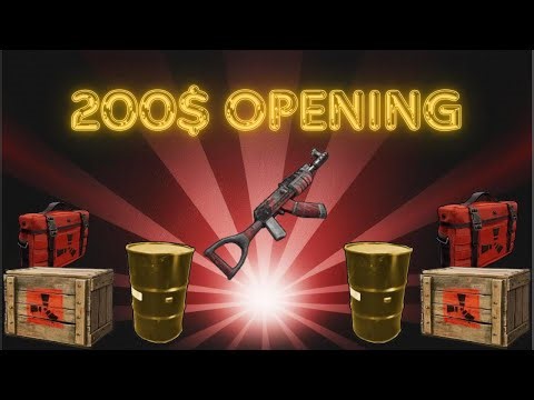 200$ Rust Crate Opening | Rust Crates |