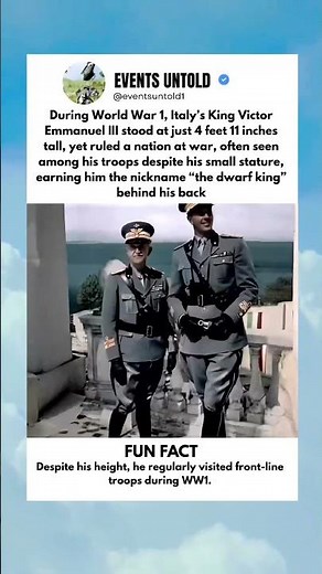 The Original Short King of Italy