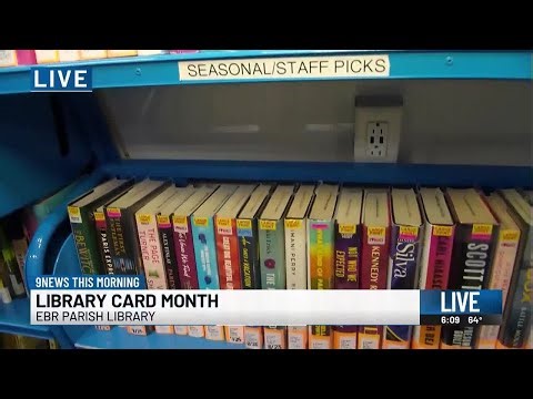 Library card sign-ups encouraged during National Library Card Month