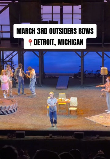 Standing Ovation for The Outsiders Musical Cast in Detroit