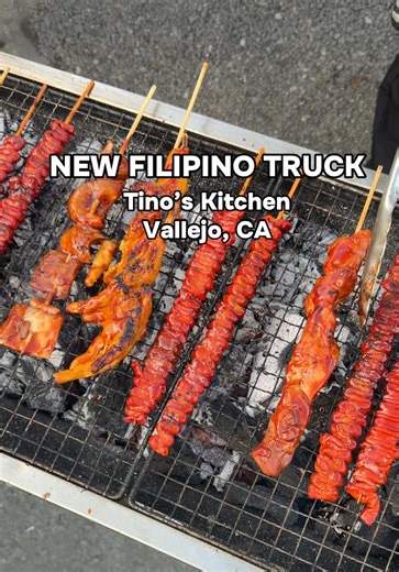 New Filipino Food Truck in Vallejo, CA - Tino’s Kitchen 📍501 Fairgrounds Dr. Vallejo, CA 94589 Open Tuesday-Sunday 1-10PM. BBQ on the weekends only! #whatthejessi