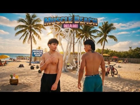 We TOOK OVER Muscle Beach Miami ..