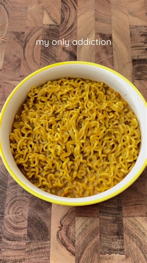 Kitchen Journal on Instagram: "the only way to hop on this trend🤤🤌🏻 #maggi #ramen"