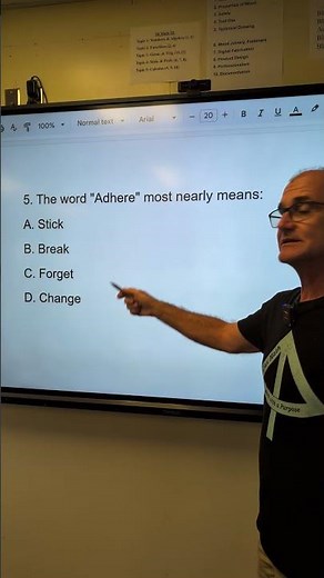 ASVAB Word Knowledge Adhere #asvab #words