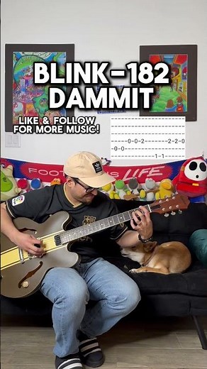 Blink 182 dammit guitar tutorial with tabs
