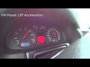 VW passat b5 1.8 T accelaration test 0-190km/h