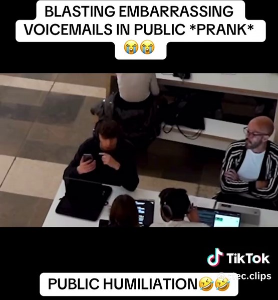 Blasting Embarrassing Voicemails in Public *Prank*