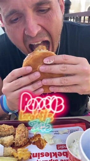 Popeye's at land of legends #food #foodie #foods #foodtiktok #foodtok #foodreview #foodfyp #blowthisup