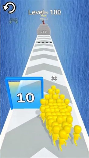 Crowded Stickman Color Run 100 #stickman #ybgames #funny #viral