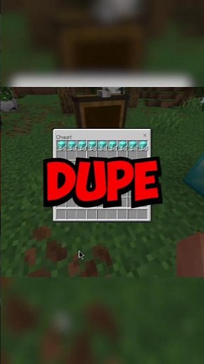 “Minecraft Dupe Glitch