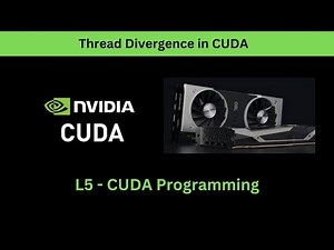 L5 Thread Divergence in CUDA continue #cuda #gpucomputing #nvidiagpus