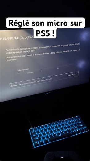 Here's how to properly adjust your microphone on PS5 #tip #ps5 #gaming