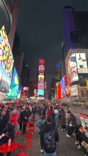 new york City | VOX from Hazbin Hotel took over billboards in Times Square | Instagram