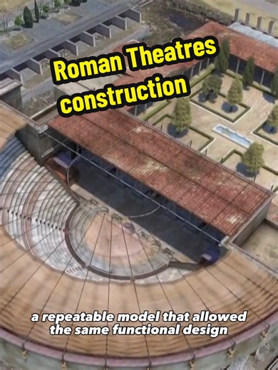 How were Roman Theaters built ?#history #romanempire #engineering | theater