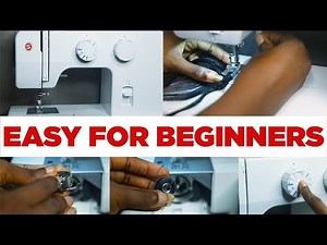 EASY :STEP BY STEP HOW TO THREAD AND USE YOUR SINGER SEWING MACHINE AT HOME | HEADMISTRESS