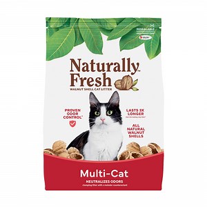 Naturally Fresh Quick-Clumping Natural Multi-Cat Walnut Cat Litter, 26 lbs. | Petco