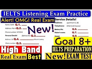 IELTS LISTENING PRACTICE TEST 2025 WITH ANSWERS | 24.10.2025