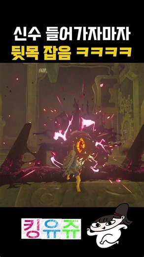 I grabbed the back of my neck as soon as I entered the Divine Beast lol