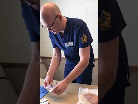 Rocephin IM injection (Z-track) Miles CC