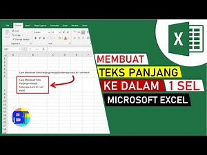 How to Make Long Text into Multiple Lines in 1 Excel Cell