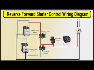 How To Make Reverse Forward Starter Control Wiring Diagram | reverse forward starter
