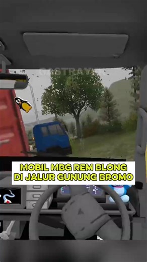 Mobil MBG Rem Blong Di Jalur Gunung Bromo #bussid #trending #gaming